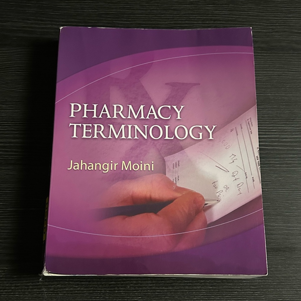 Pharmacy Terminology Textbook
